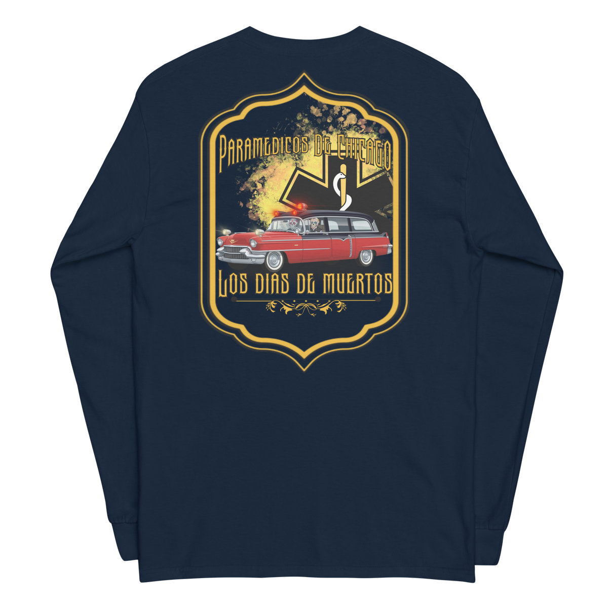 Paramedico De Chicago (Long Sleeve) Hose & Bones Graphic Designs