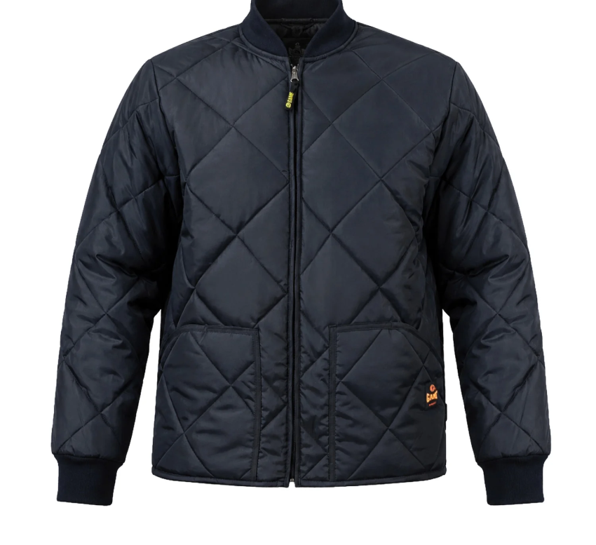 1221-J - THE BRAVEST DIAMOND QUILT JACKET Hose & Bones Graphic Designs