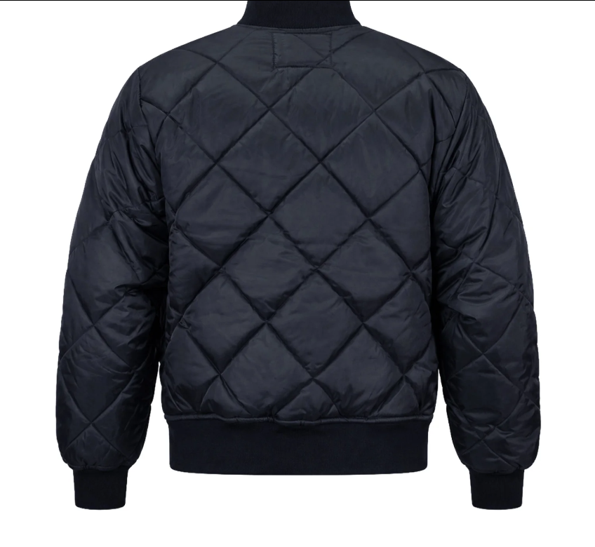 1221-J - THE BRAVEST DIAMOND QUILT JACKET Hose & Bones Graphic Designs