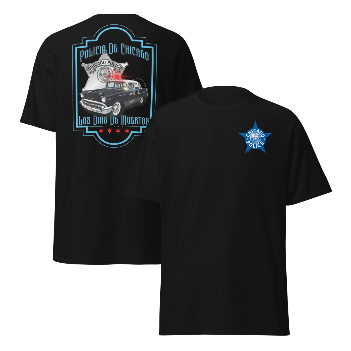 Policia De Chicago Hose & Bones Graphic Designs
