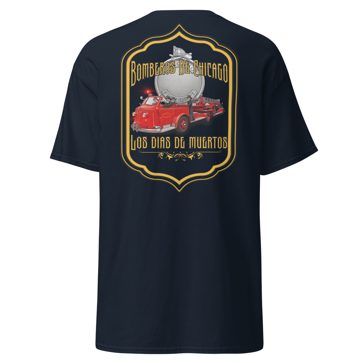 Bomberos De Chicago- Truck Co Hose & Bones Graphic Designs