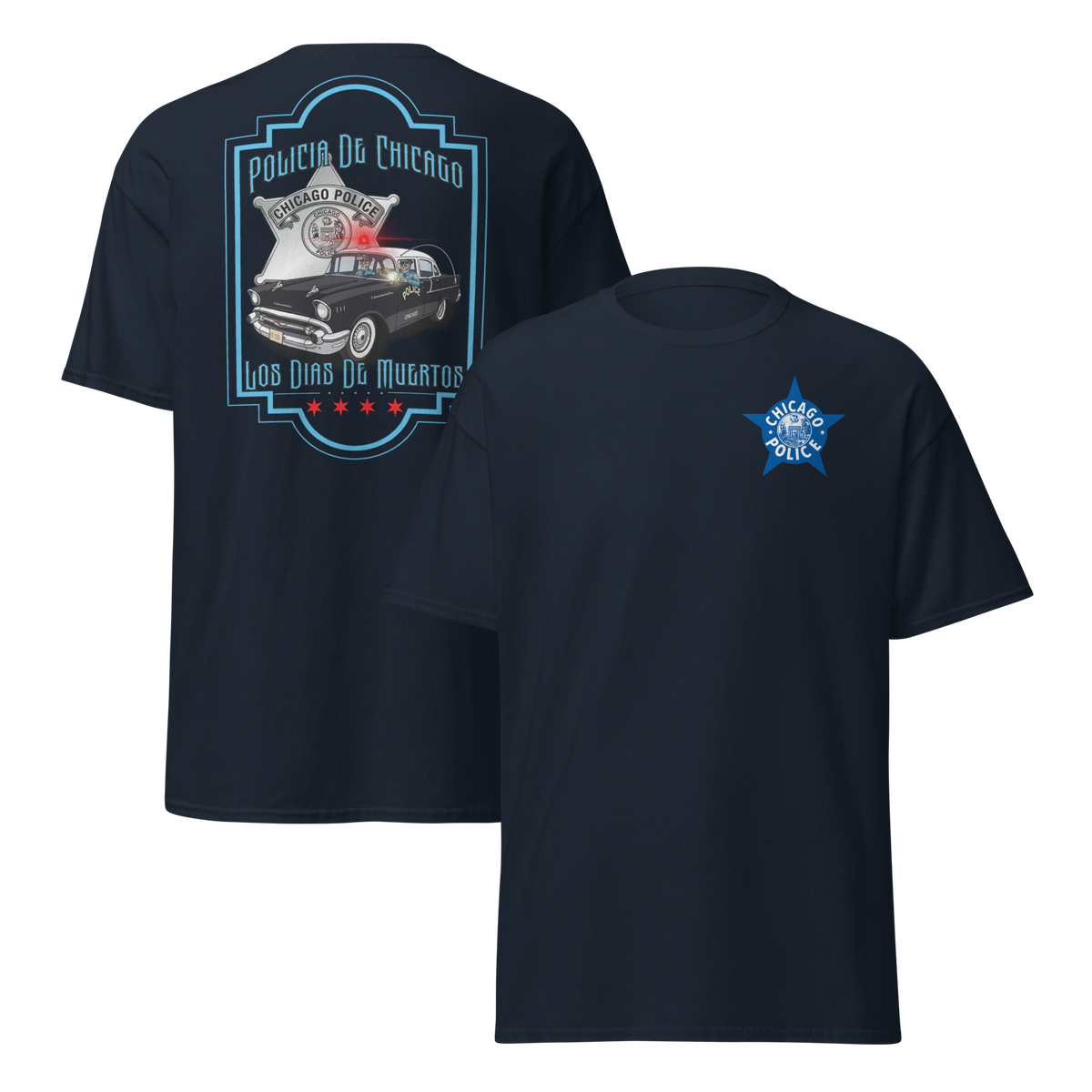 Policia De Chicago Hose & Bones Graphic Designs