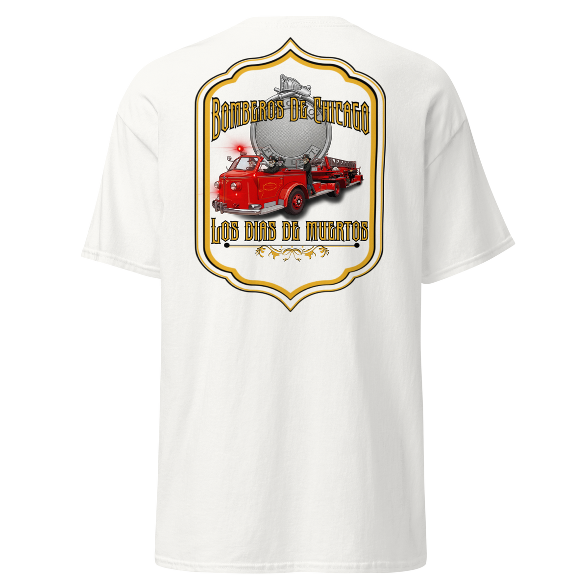 Bomberos De Chicago- Truck Co Hose & Bones Graphic Designs