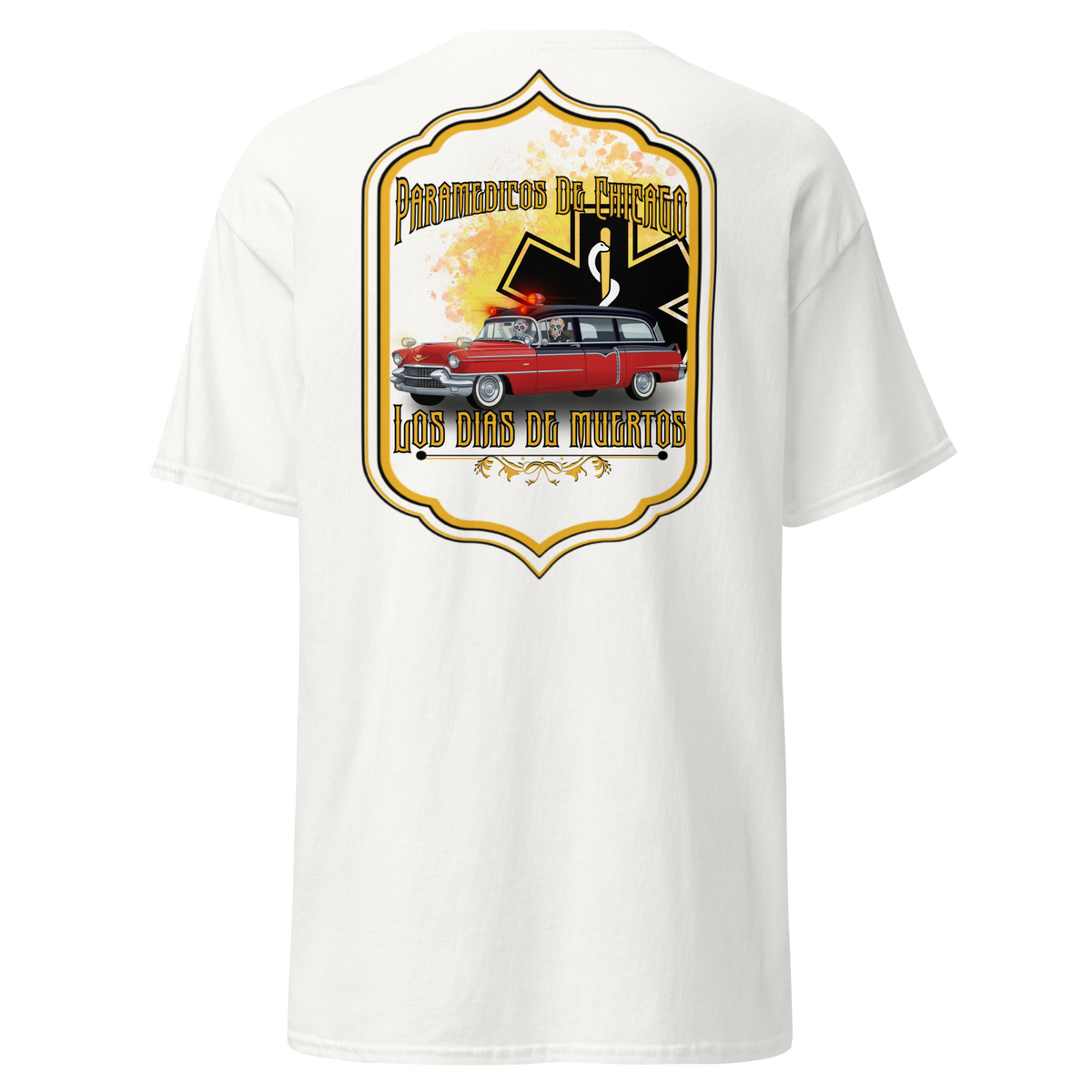 Bomberos De Chicago- Ambulance Co Hose & Bones Graphic Designs