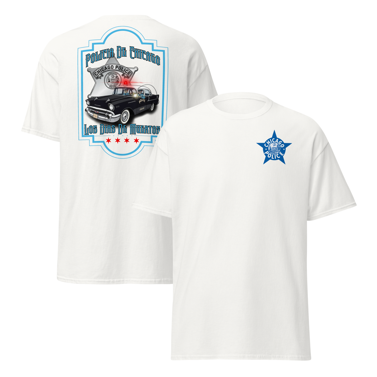 Policia De Chicago Hose & Bones Graphic Designs