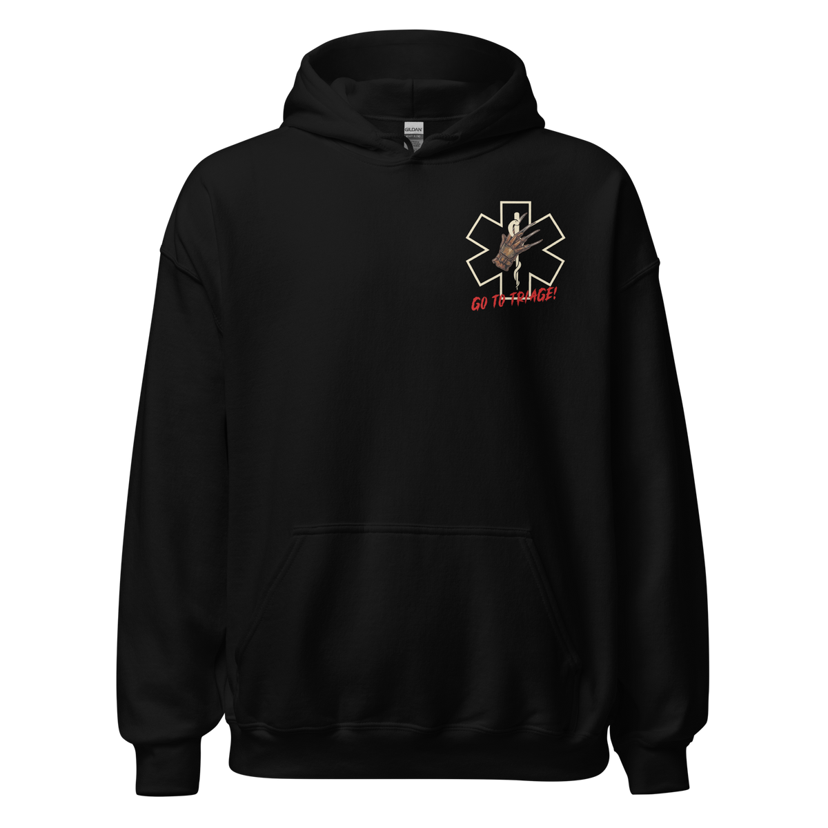 Go to Triage! (Hoodie) Hose & Bones Graphic Designs