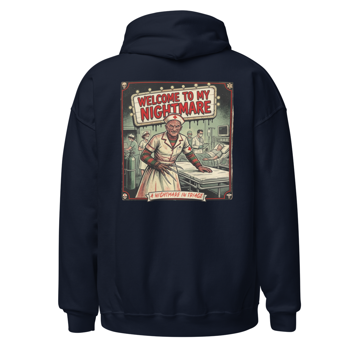 Go to Triage! (Hoodie) Hose & Bones Graphic Designs