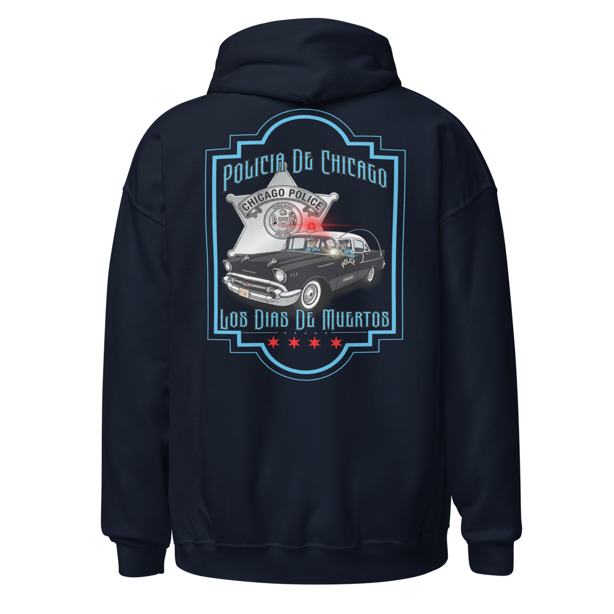 Policia De Chicago (Hoodie) Hose & Bones Graphic Designs