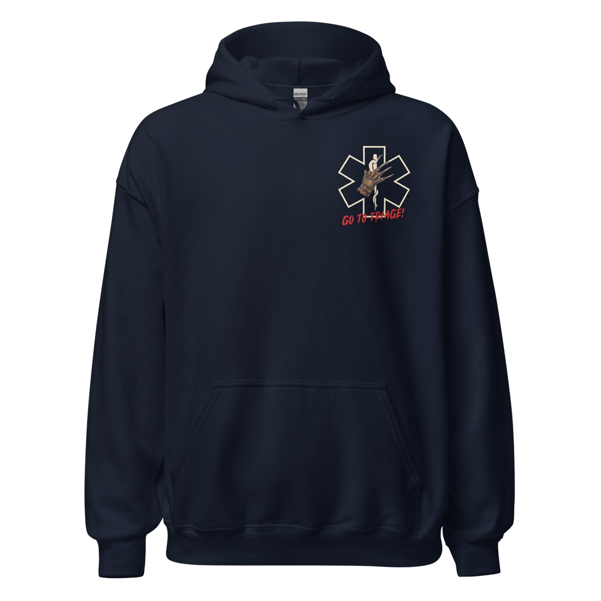 Go to Triage! (Hoodie) Hose & Bones Graphic Designs