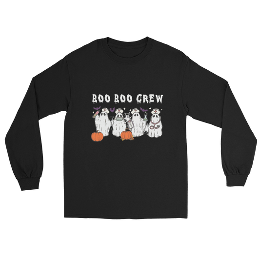 Boo Boo Crew (Longsleeve) Hose & Bones Graphic Designs